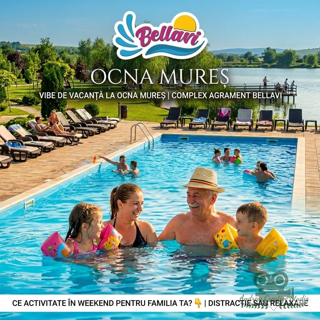 Postare Bellavi cu familie la piscină